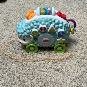 Fisher-Price Linkimal Interactive Hedgehog Toy with Blue and Green